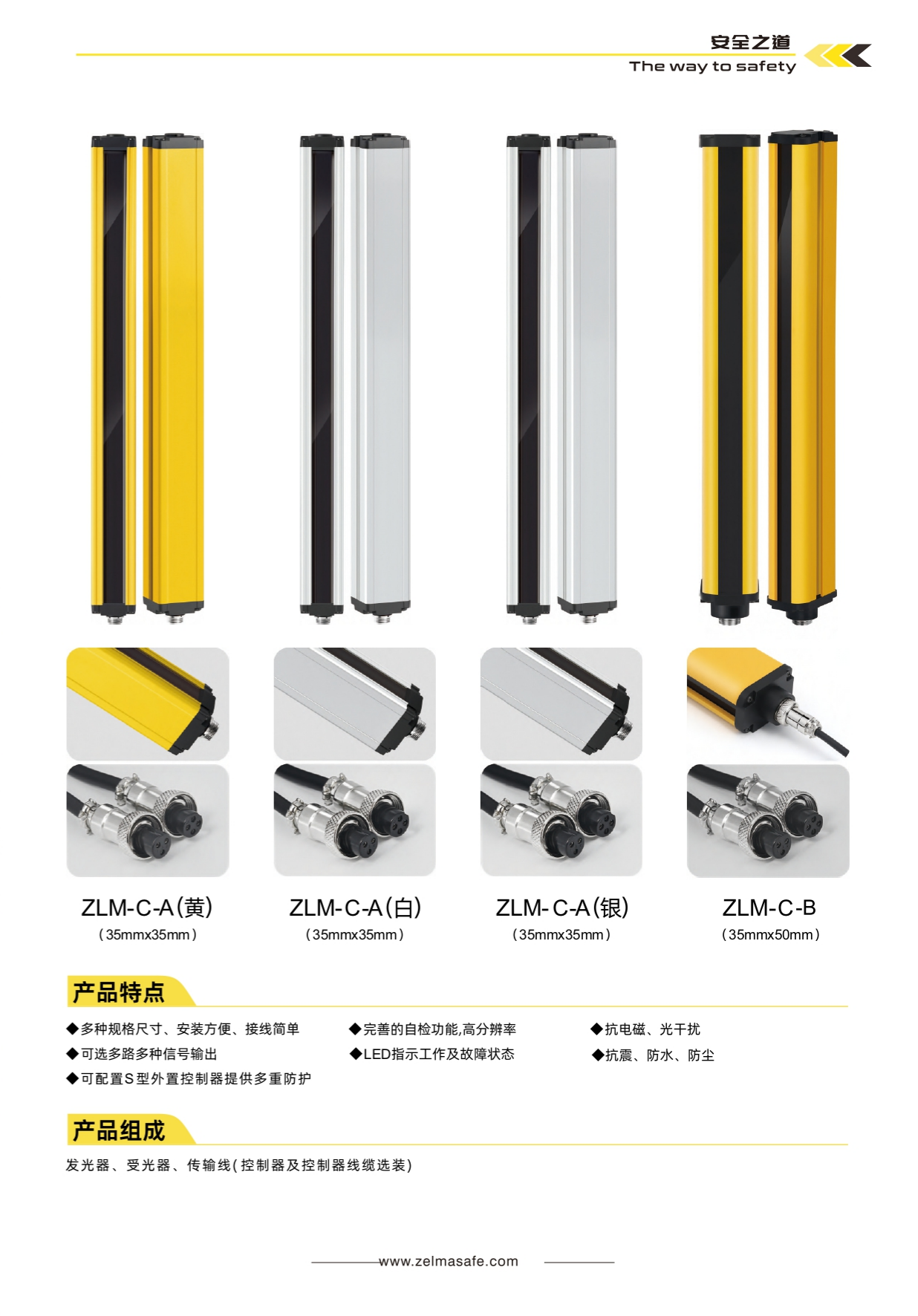 ZLM-C超薄型安全光栅(图2)