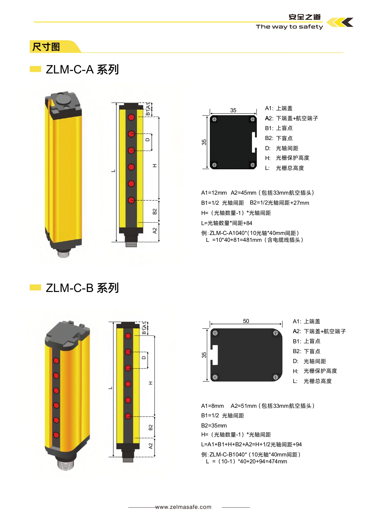 ZLM-C超薄型安全光栅(图4)