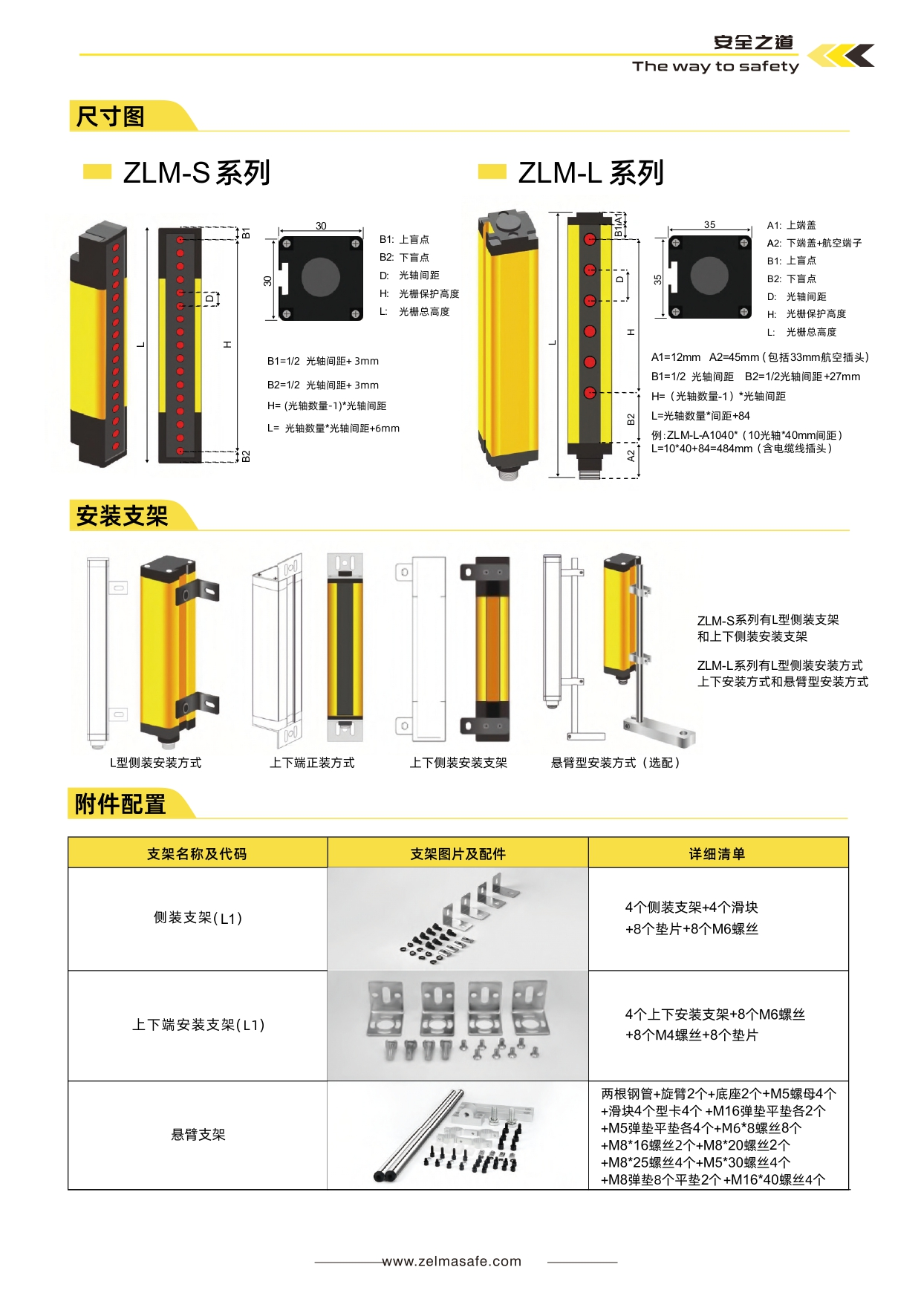 ZLM-S/L四级安全光栅(图4)